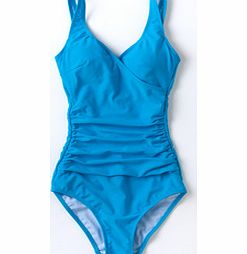 Boden Wrap Front Swimsuit, Dark Turquoise,Mocha 33924168