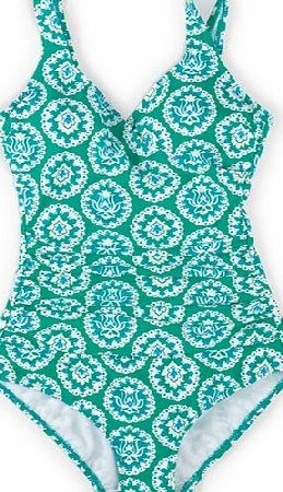 Boden Wrap Front Swimsuit, Green 34564252