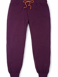 Boden Yoga Loose Trousers, Maroon 34594580