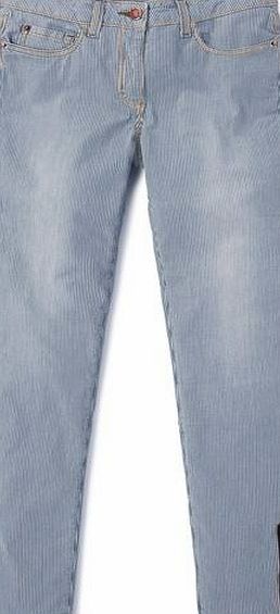 Boden Zip Ankle Skimmer Jeans, Ticking Stripe 34631622