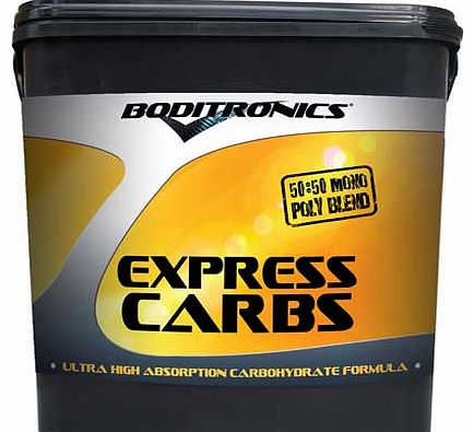 Boditronics 5KG Express Carbs Powder