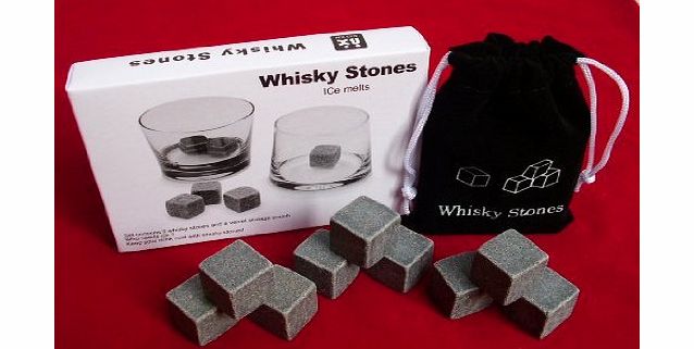 Christmas gift Whisky Stones, 9pcs/set with delicate box+velvet bag,whiskey rock beer stones wine cube