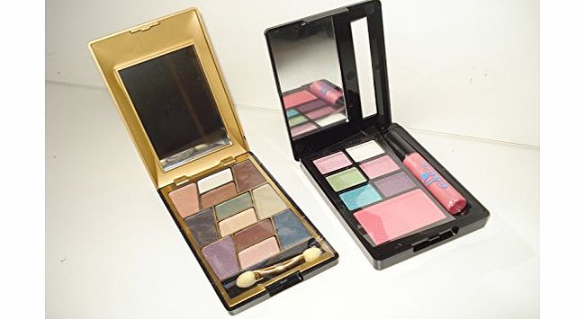 2 X MAKE UP KITS BUY ONE GET ONE FREE SETS ~ 1 X EDEN MINI MAKE UP SET WITH 6 EYE SHADOWS, BLUSHER, LIP GLOSS & MIRROR + FREE GIFT BODY COLLECTION 12 COLOR EYE SHADOW PALETTE WITH MIRROR ~ SPECIAL