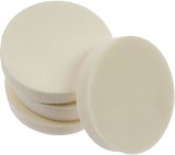 Body Collection Badgequo Body Collection 4 White Round Cosmetic Sponges
