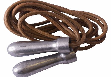 Body Power 9ft Classic Leather Skipping Rope