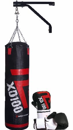 Body Power Boxing Starter Kit (with Medium Boxing Gloves)