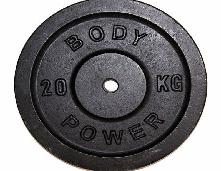Body Power Cast Iron STANDARD Discs 20kg (x2)