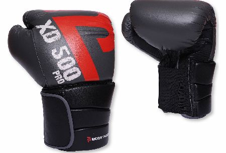 Body Power Premium Club Leather Sparring Gloves - 16oz