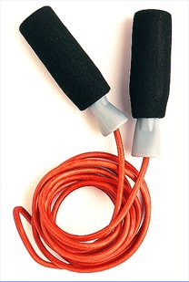 BODY SCULPTURE leather skipping rope