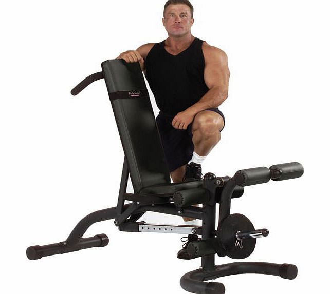 Body-Solid Flat/Incline/Decline bench with leg developer