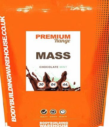 Bodybuilding Warehouse Premium Mass / Pure Whey Protein and Micellar Casein Powder (Chocolate Mint, 1kg)
