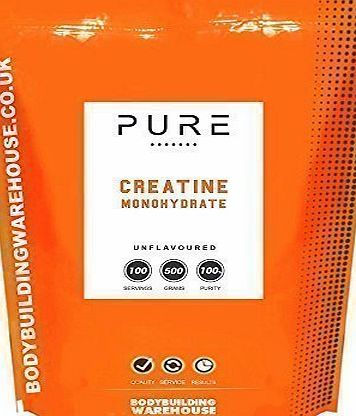 Bodybuilding Warehouse Pure Creatine Monohydrate Powder / Unflavoured (1kg)
