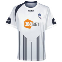 Bolton Wanderers Home Shirt 2009/10 - White.