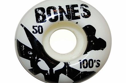 Bones 100s 50mm Wheels - White