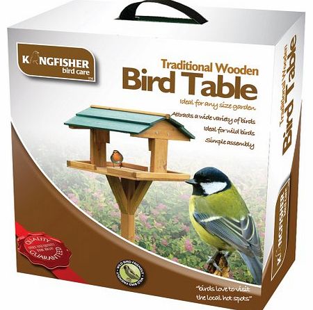 Kingfisher BF009 Traditional Bird Table