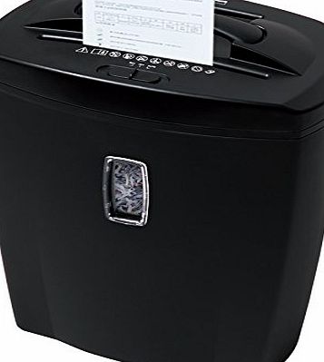 Bonsaii DocShred C156-C 8-Sheet Micro-Cut Paper/CD/Credit Card Shredder, Overload and Thermal Protection, P-3 DIN Level, 3 Minutes Continuous Running Time, 21 Litre Wastebasket Capacity, Basket Window