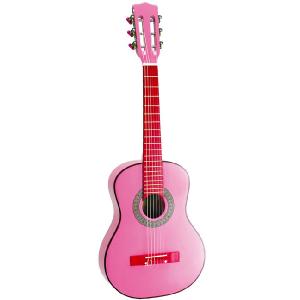 iGirl Pink Wood Guitar