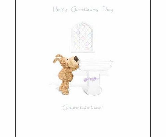 Boofle Greeting Card - Happy Christening Day (219427)