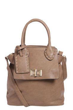 Aiyanah Top Handle Leather Look Shopper Female