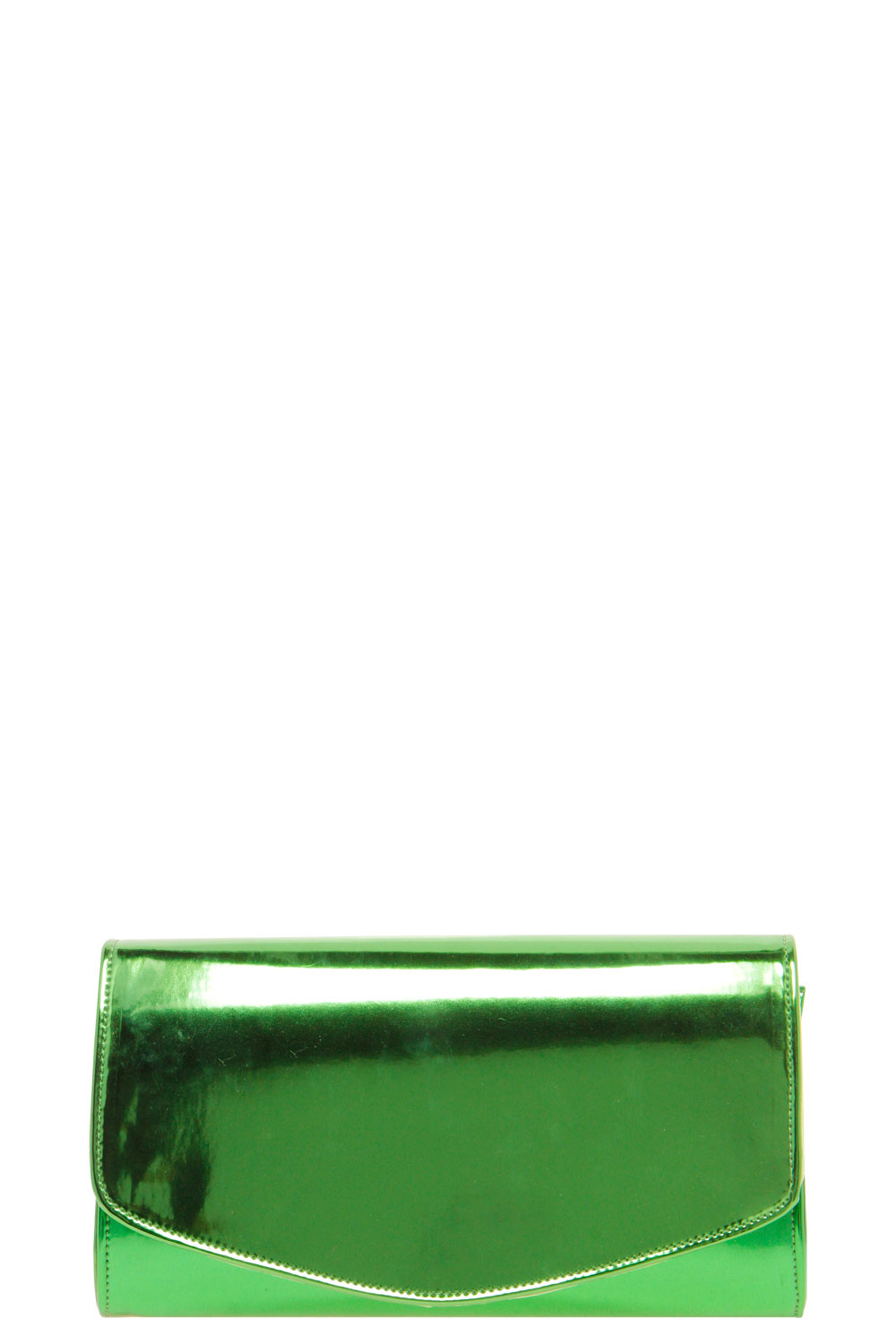 Amanda Hologram Clutch - green, green