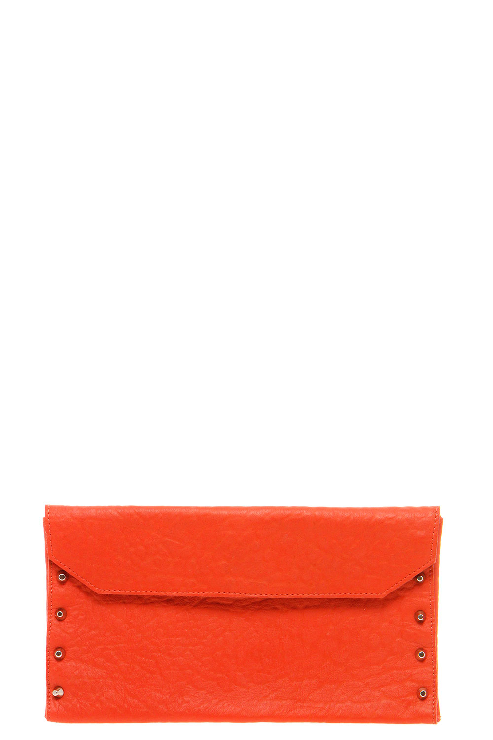 Boutique Tilly Leather Stud Clutch Bag -