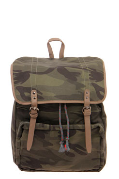 boohoo Camouflage Rucksack Male