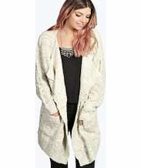 Candice Cable Waterfall Soft Knit Cardigan -