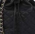 boohoo Check Quilted Duffle Bag - black azz05797
