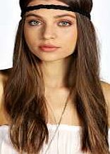 boohoo Festival Headbands Three Pack - black azz03444