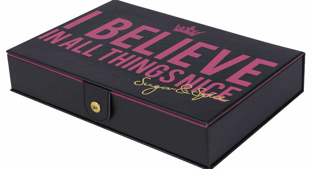 boohoo I Believe Jewellery Case With Make-Up - pink