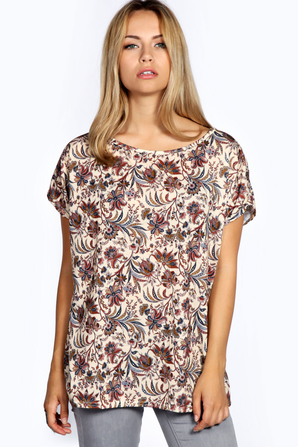 Isabelle Floral Paisley Print Oversized