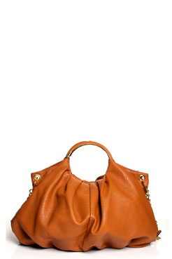 Jessie Ring Handle Slouch Bag with Chain Strap