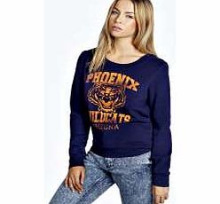 Layla Phoenix Wildcats Crew Neck Sweatshirt -
