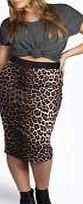boohoo Leopard Print Midi Skirt - multi pzz98780
