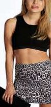 boohoo Leopard Print Mini Skirt - multi azz07771