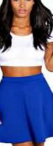 boohoo Roseanna Colour Pop Skater Skirt - cobalt pzz98179
