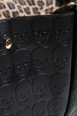Sameena Leopard Skull Detail Shopper