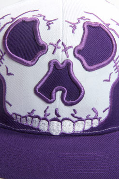 Skull Print Baseball Cap