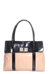 Talia Contrast and Patent Large Grab Bag
