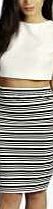 boohoo Triple Stripe Midi Skirt - multi azz08242