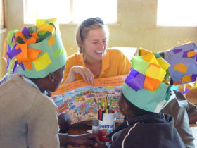 Book bus project in Zambia refugee camp
