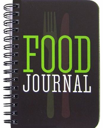 BookFactory Food Journal / Food Diary / Diet Journal Notebook - Durable Thick Translucent Cover, High Quality Wire-O Binding. Size: 3 1/2`` x 5 1/4 (JOU-120-M3CW-A (Food))