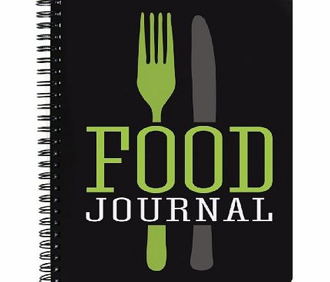 Food Journal / Food Diary / Diet Journal Notebook, 120 Pages - 5`` x 7, Durable Thick Translucent Cover, High Quality Wire-O Binding (JOU-120-57CW-A-(Food))