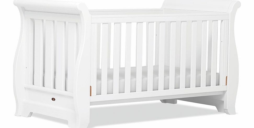 Boori Country Sleigh Cot Bed White