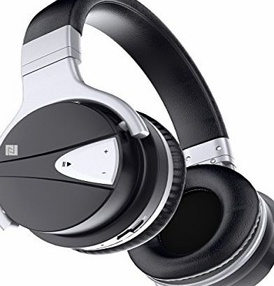 Boostek Over Ear Headphones, Boostek Noise Cancelling Headset Wireless Bluetooth Headphones Built-in Mic NFC Function