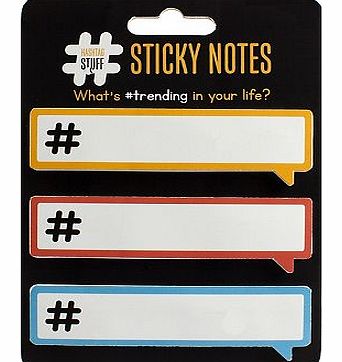Hashtag Stuff Sticky Notes 10178913