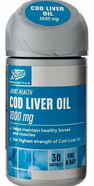 Boots COD LIVER OIL 1000 mg 30 capsules 10149587