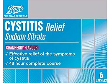 Boots Cystitis Relief Cranberry Flavour- 6