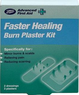 Boots Pharmaceuticals, 2041[^]10087540 Boots Faster Healing Burn Plaster Kit 10087540