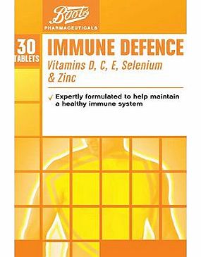 Boots Pharmaceuticals Boots Immune Defence 30 tablets 10166119